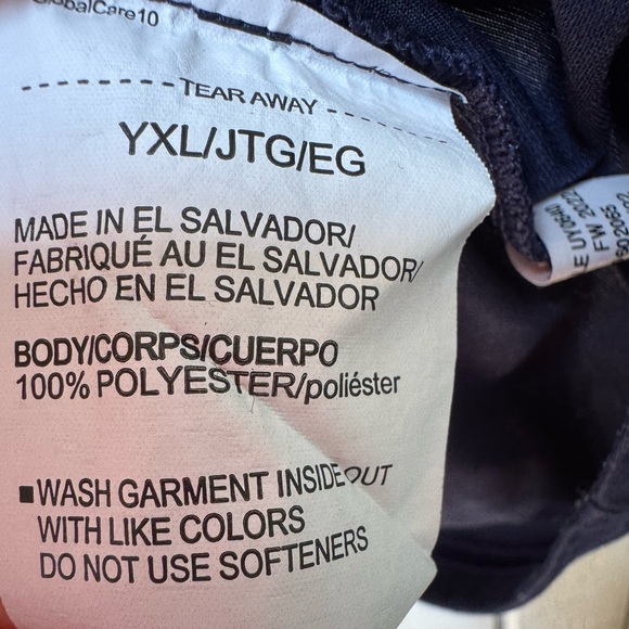 EUC Under Armour Blue Bentley Falcons 1917 Tee Youth XL - Picture 4 of 5